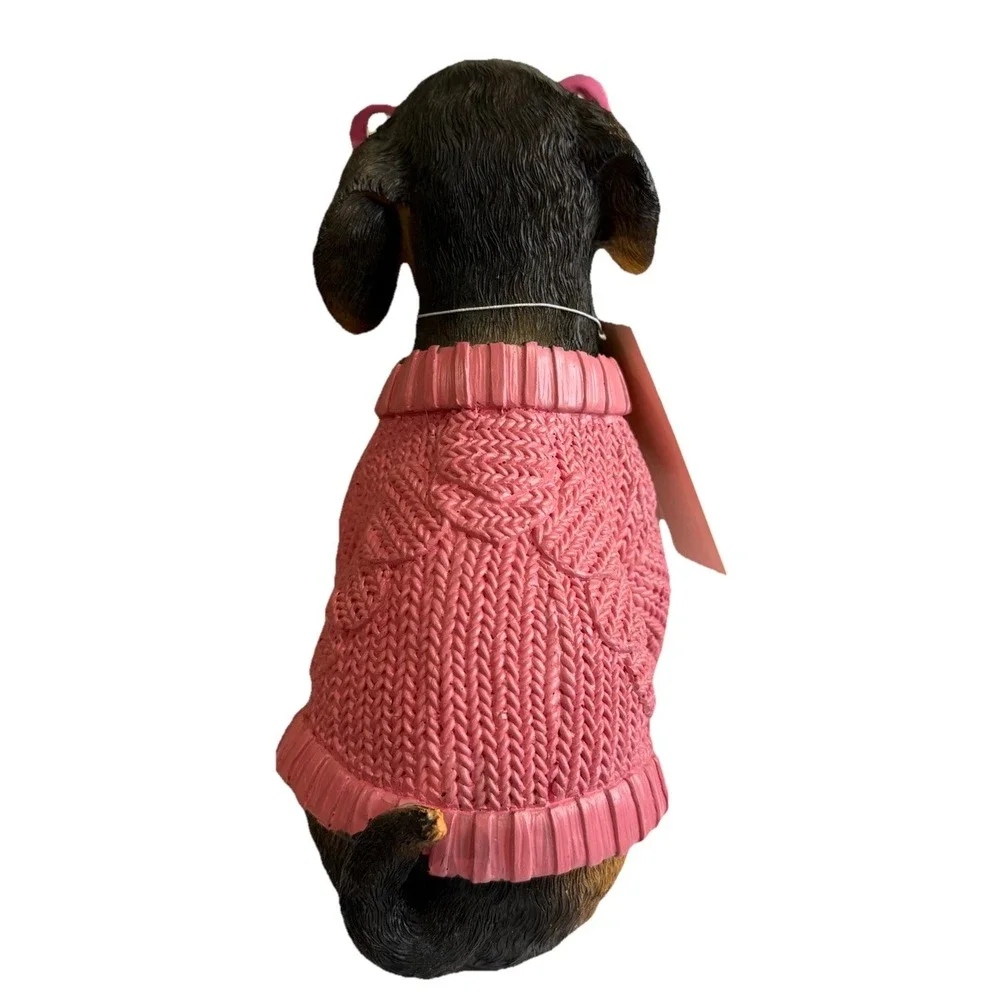 Valentine's Bubble Dachshund Weiner Dog Hearts Figure Viral Bella Lux‎ NWT